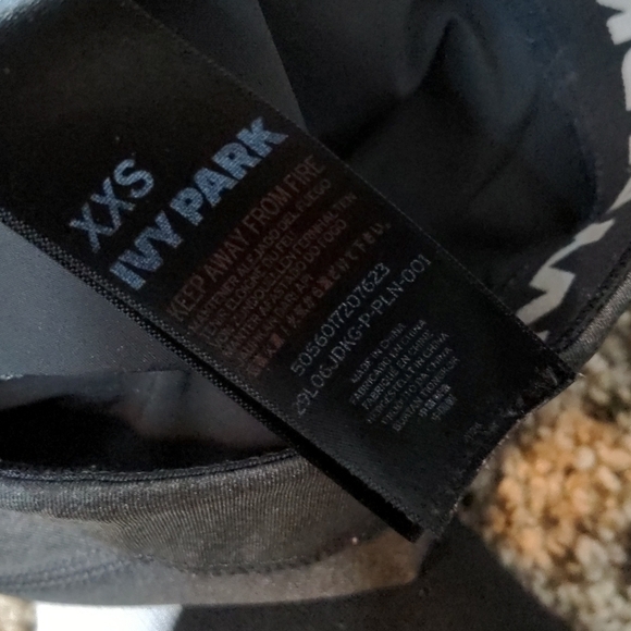 Ivy Park High Rise Sculpted Work Out Legging Full Length Gray Quick Dry Size XXS - Picture 12 of 16